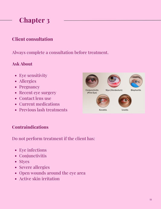 Korean lash lift manual