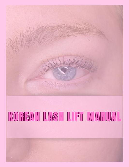 Korean lash lift manual
