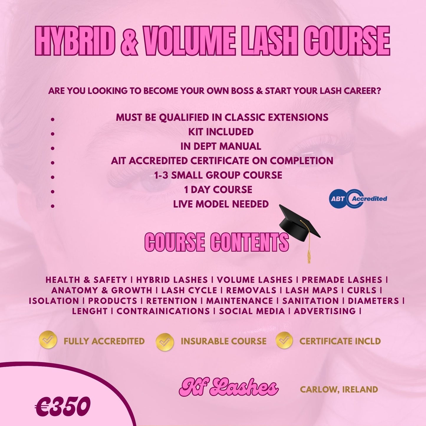 Hybrid and Volume Lash Course